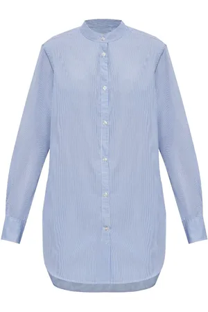 OFFICINE GENERALE Striped poplin shirt