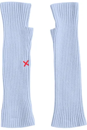 Chinti & Parker Ribbed-knit fingerless gloves