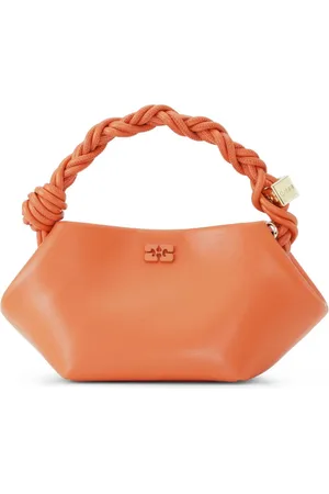 Ganni Bou logo-plaque mini tote bag
