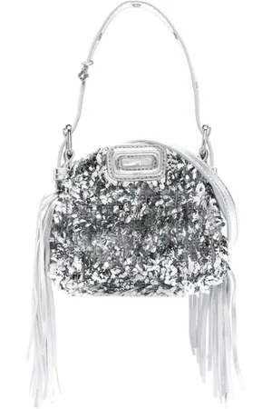 Maje Small sequinned tote bag