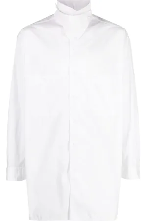 YOHJI YAMAMOTO Folding-collar cotton shirt