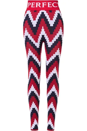 Perfect Moment Chevron jacquard leggings