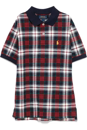 Ralph Lauren Plaid-pattern piqu?? polo shirt