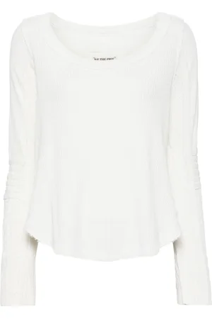 Free People Swinging cable cuff sweater