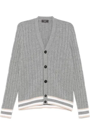 PESERICO SIGN Cable-knit cardigan