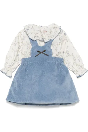 LA STUPENDERIA Pinwale-corduroy dress