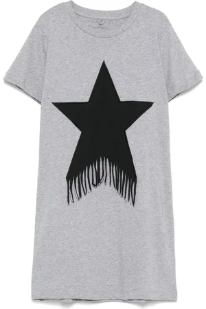 Stella McCartney Star-appliqu?? fringes dress