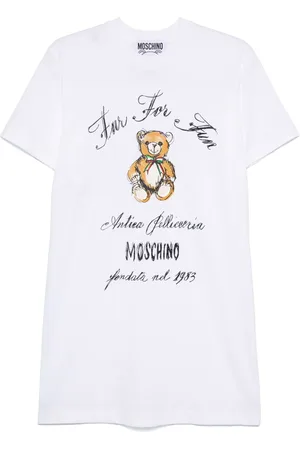 Moschino Teddy-Bear-print mini dress