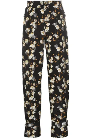 OFF-WHITE Floral Design Jogger Pants " "