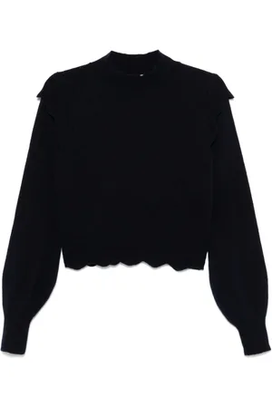 Twin-Set Scallop-edge sweater
