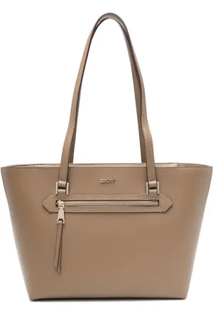 DKNY Logo-lettering tote bag