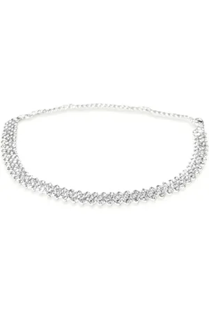 Hzmer Jewelry Rhinestone-embellished necklace