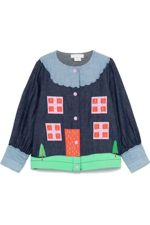 Stella McCartney Farmyard-appliqu?? blouse