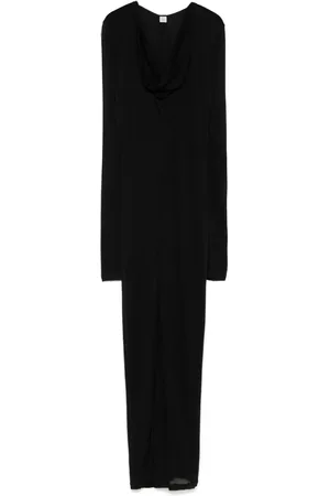 Totême Draped v-neck dress