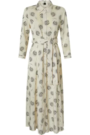 Pinko Swirl-print long dress