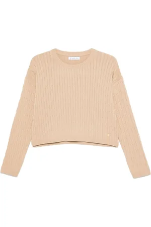 Manuel Ritz Cropped cable-knit sweater