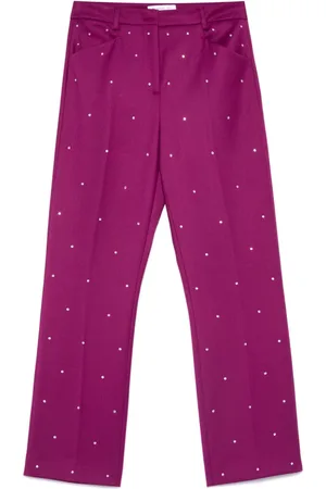 Manuel Ritz Rhinestone-embellished trousers