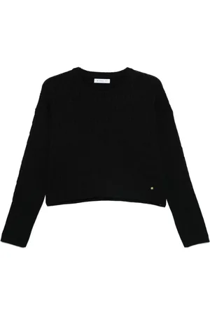 Manuel Ritz Cropped cable-knit sweater