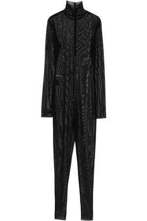 Norma Kamali Roll-neck slim-cut catsuit
