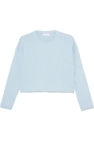 Manuel Ritz Cropped cable-knit sweater