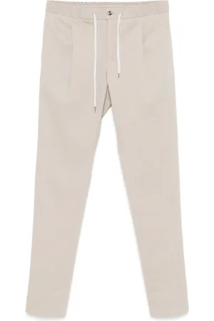 PT Torino Drawstring-waistband chino trousers