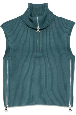 Patrizia Pepe Ribbed-knit vest