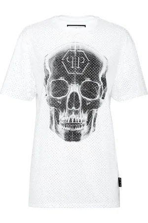 Philipp Plein Skull rhinestone T-shirt
