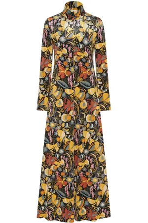 ROSETTA GETTY Mock-neck velvet dress