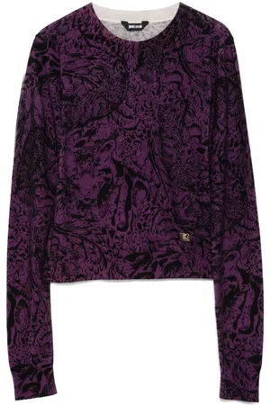 Roberto Cavalli Leopard-print sweater
