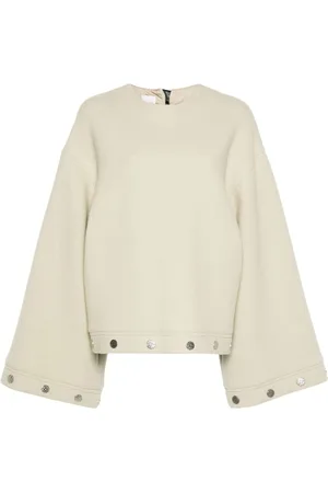 Nanushka Studded bell-sleeves top