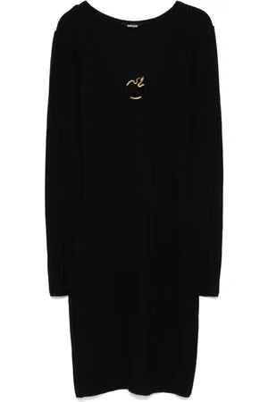Roberto Cavalli Ribbed-knit mini dress