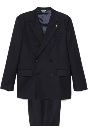 Manuel Ritz Houndstooth-pattern suit