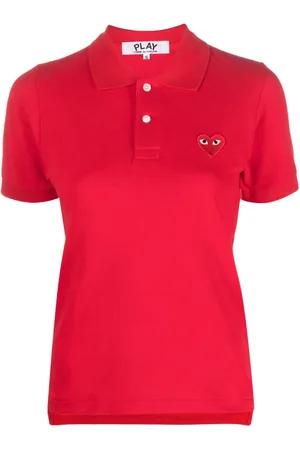 Comme des Garçons Heart logo polo shirt