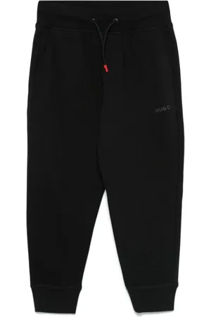HUGO BOSS Logo-rubberised track pants