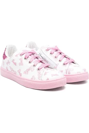 MONNALISA X Barbie leather sneakers