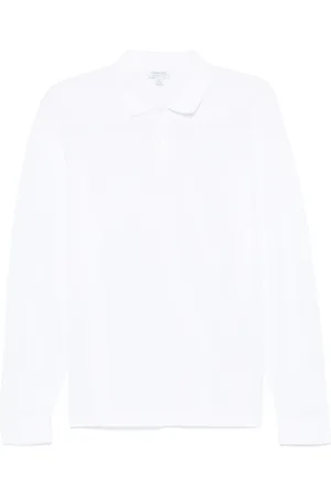 Sunspel Longsleeved piqu?? polo shirt