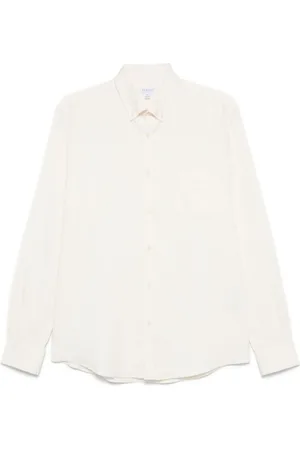 Sunspel Flannel button-up shirt