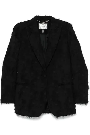 NISSA Floral-jacquard blazer
