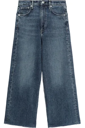RAG&BONE Logo-patch cropped jeans