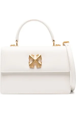 OFF-WHITE Jitney 1.4 leather tote bag
