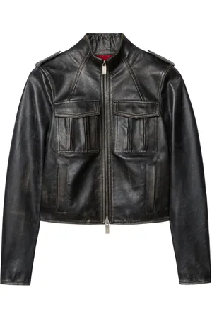 OFF-WHITE Vintage Lea leather jacket