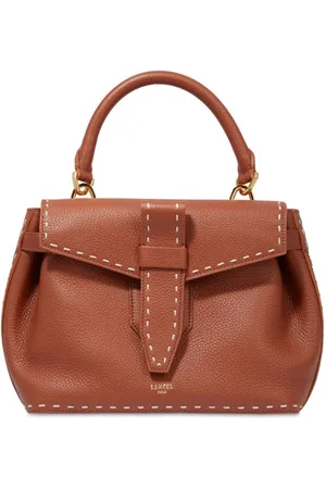 LANCEL Mini buffalo leather tote bag