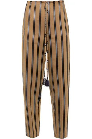 FORTE FORTE Striped tapered trousers
