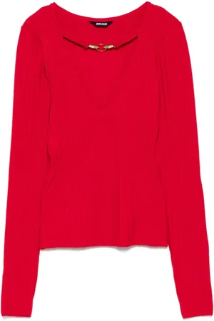 Roberto Cavalli Ribbed-knit sweater