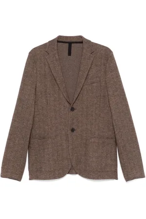 Harris Wharf London Herringbone-pattern blazer