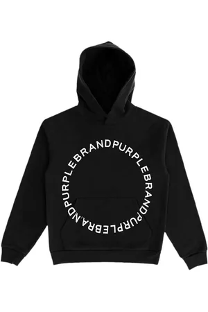 Purple Brand Circle Wordmark hoodie