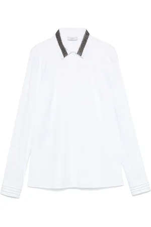PESERICO SIGN Trim-detailed shirt