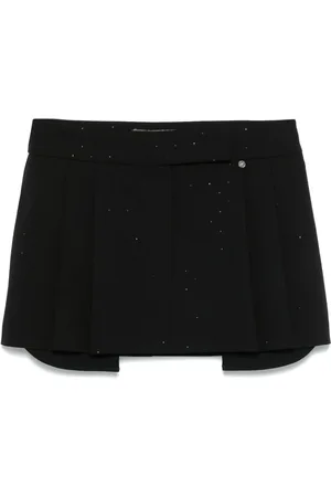 NISSA Crystal-embellished mini skirt