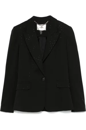 NISSA Crystal-embellished blazer