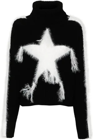 John Richmond Brushed roll-neck jumper